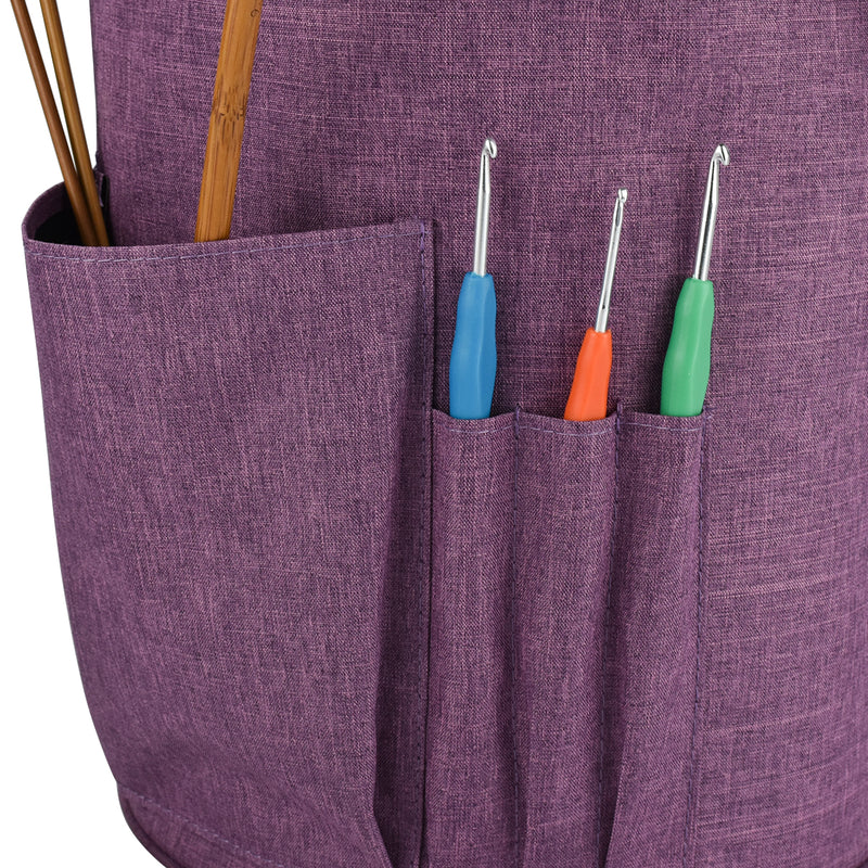 Purple Wool Storage Drum Bag