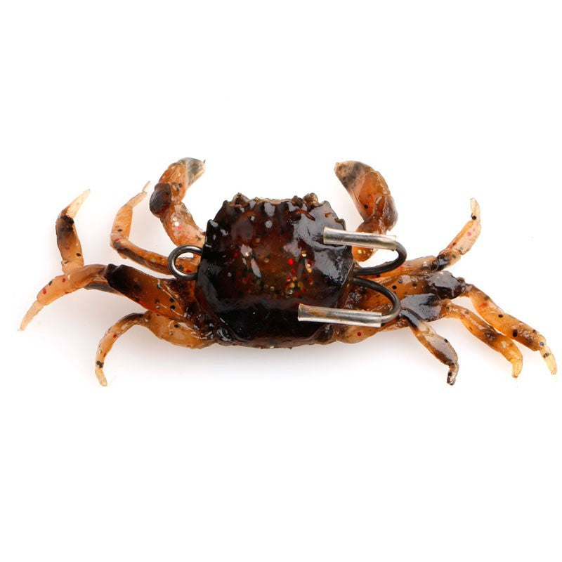 Weicher Krabbenköder mit Haken