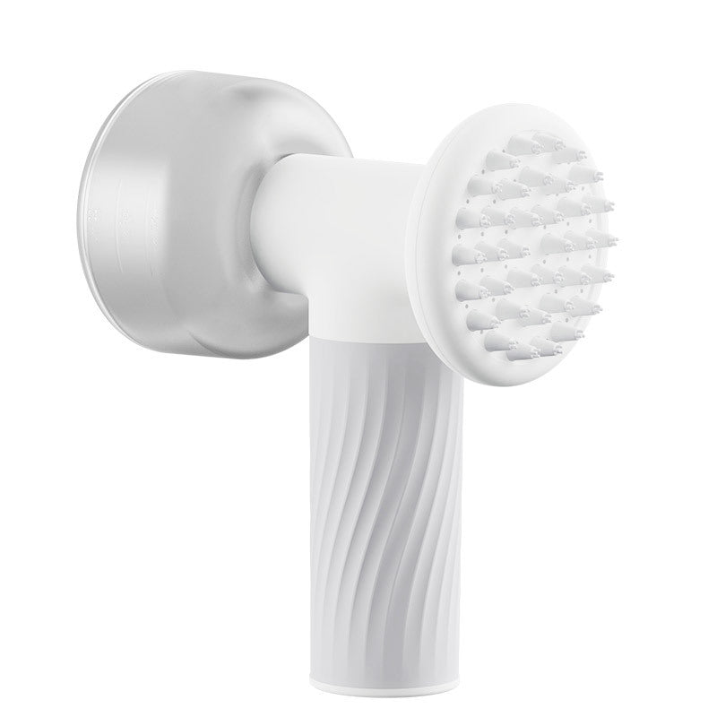Escova de Banho Automática com Dispensador de Champô para Cão e Gato, Escova Elétrica de Massagem e Limpeza para Animais de Estimação, Pente de Banho para Cão e Gato