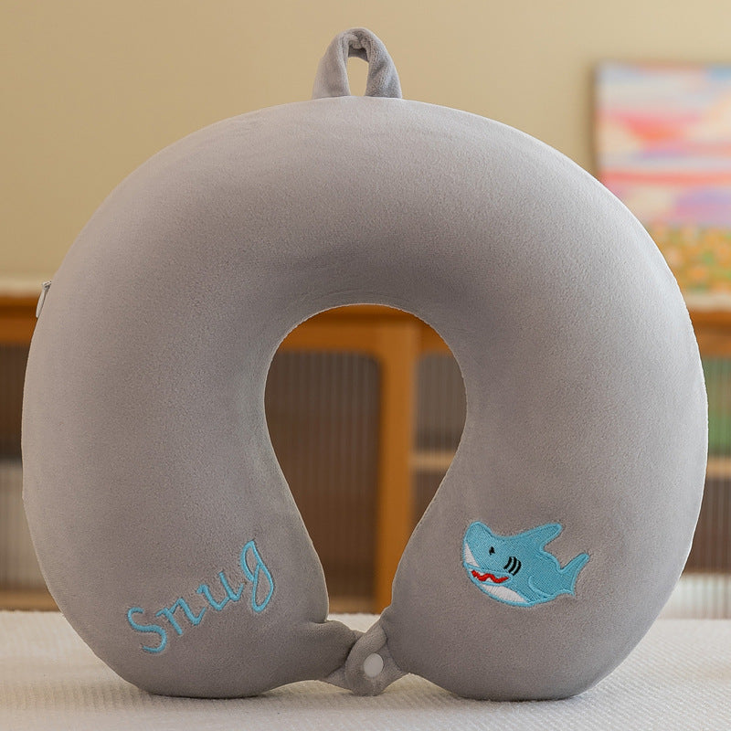 Plush Toy Cartoon Memory Cotton U-shaped Pillow