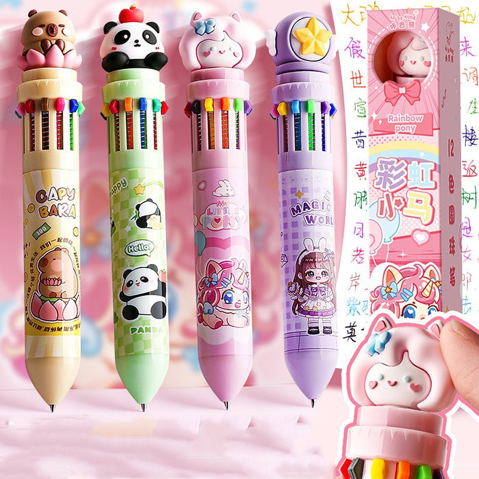 Cute Creative Multi-color In One Color Pen