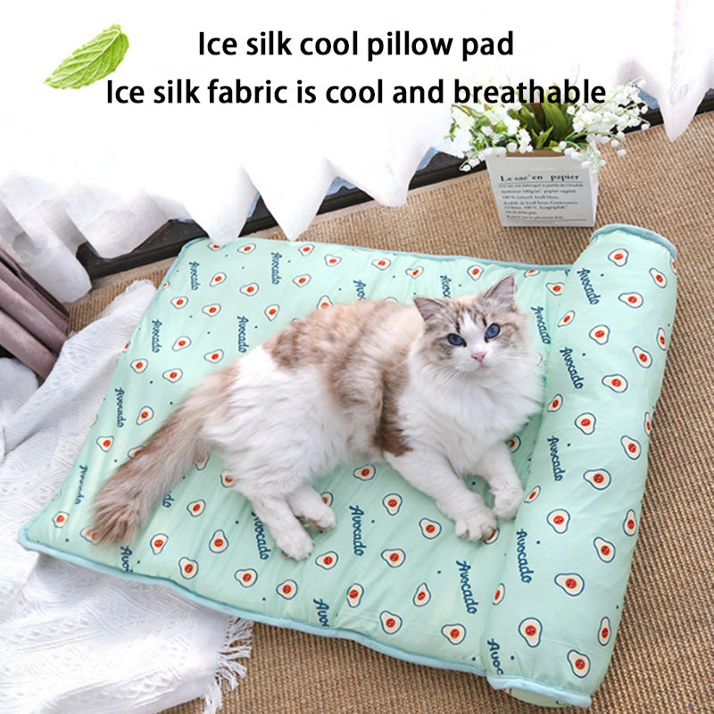 Tapete de Arrefecimento para Cães, Almofada de Verão para Cães e Gatos, Manta para Sofá, Cama Respirável para Animais de Estimação, Lavável, para Cães de Pequeno, Médio e Grande Porte, Novo