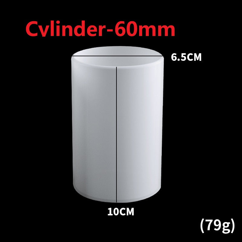 Crystal Epoxy Mirror Dry Flower Multi-Specification Cylindrical Hexagon