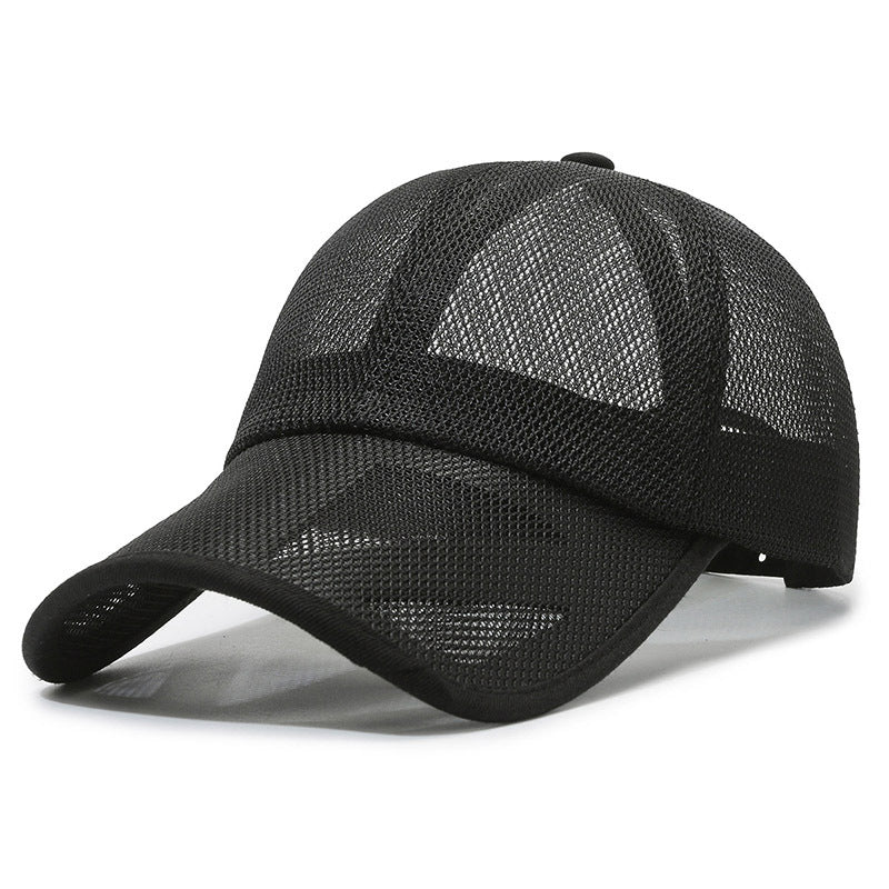 Atmungsaktive Unisex-Baseballkappe aus Netzstoff für Outdoor-Aktivitäten