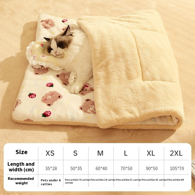 Warm Cat Mat Sleeping Blanket Stepping On Milk Cushion
