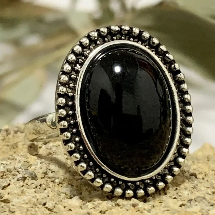 Creative Simple Retro Round Ring For Women