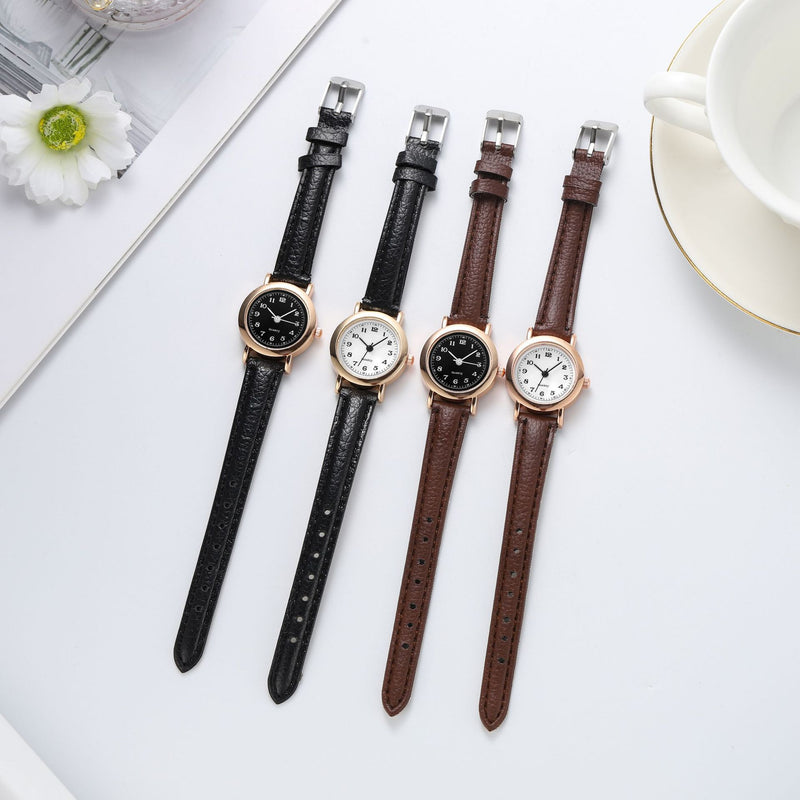 Frauen Student Korean Style Süß Literarisch Dünnes Armband Kleines Zifferblatt Paar Uhr