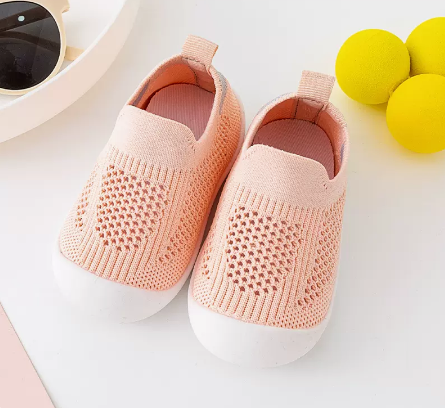 Sapatos de Caminhada com Sola Macia e Antiderrapante para Bebé (Primavera/Outono)