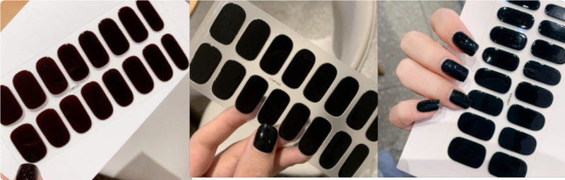 Autocolantes de beleza para unhas, semi-curados, de segunda geração, impermeáveis e duradouros