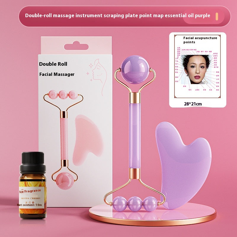 Jade-Roller für die Gesichts- und Augenmassage