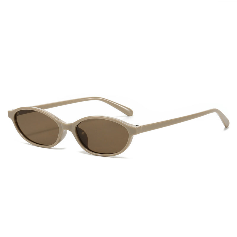 European And American Fashion Oval Small-frame Sunglasses