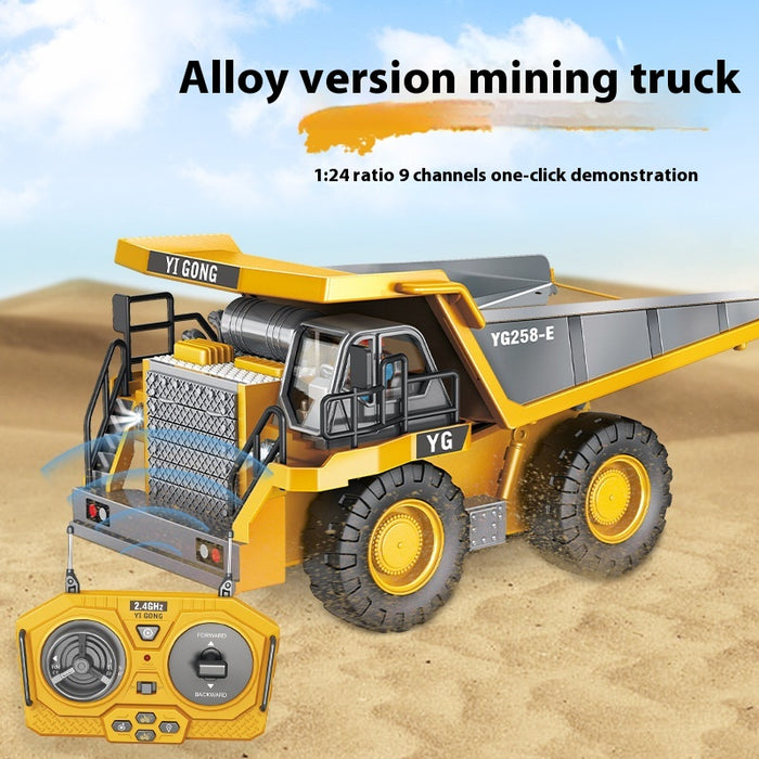 Remote Control Simulation Mine Truck Engineering Vehicle Children's Toy Car