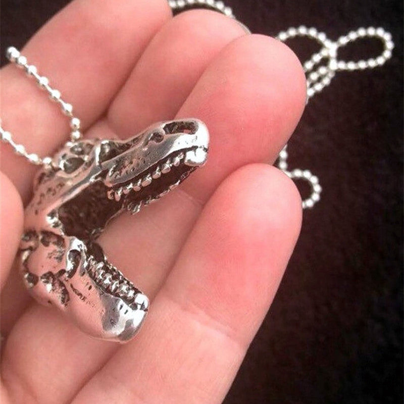 Fashion Retro Tyrannosaurus Rex Skull Necklace