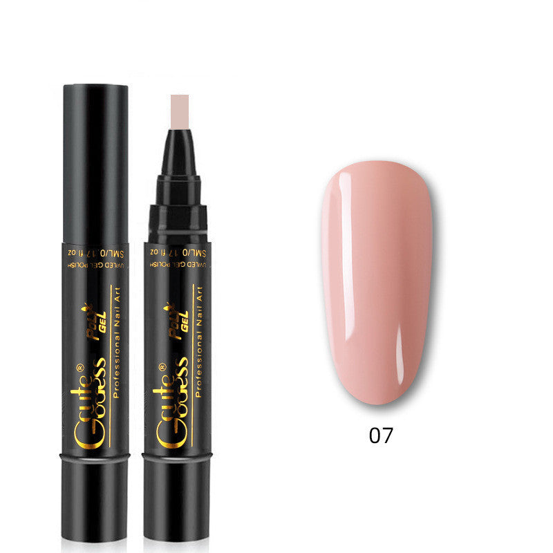 Caneta de Cola para Unhas 3 em 1, Caneta de Cola de Passo Único, Caneta Íman para Unhas de Gel Fotopolimerizáveis, Caneta Íman Forte para Efeito Olho de Gato e Efeito Água, Ferramenta de Manicure DIY