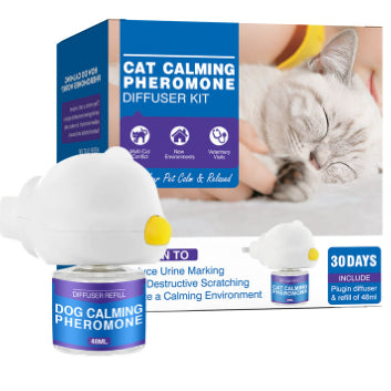 Anti-Stress Haustier Aromatherapie-Diffusor für Katzen und Hunde