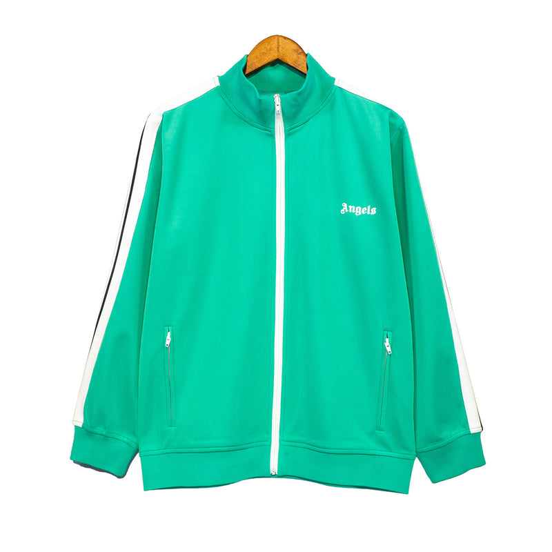 Angel Rainbow Side Woven Strip Classic Vintage Baggy Coat