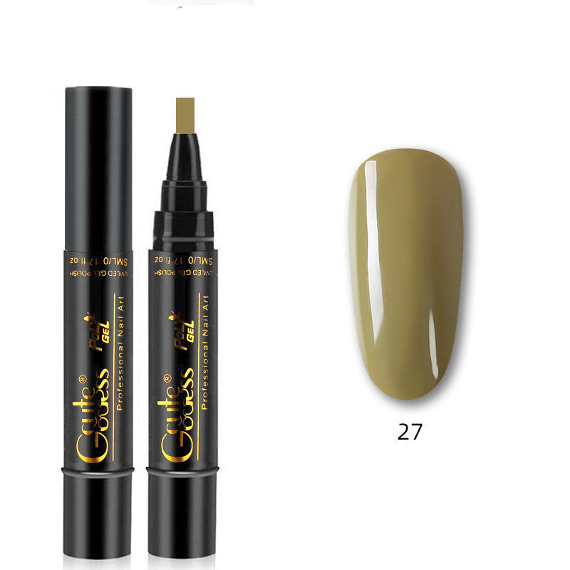 Caneta de Cola para Unhas 3 em 1, Caneta de Cola de Passo Único, Caneta Íman para Unhas de Gel Fotopolimerizáveis, Caneta Íman Forte para Efeito Olho de Gato e Efeito Água, Ferramenta de Manicure DIY
