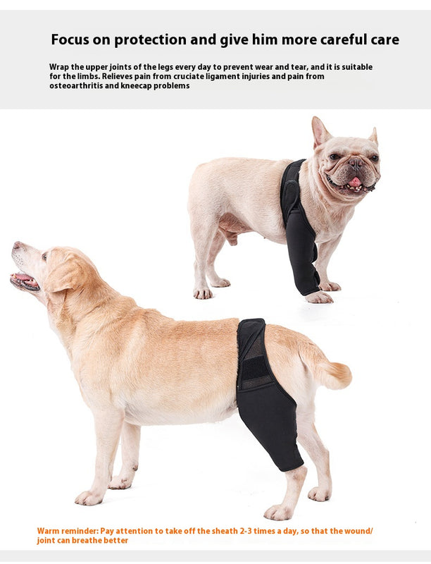 Pet Joint Protector Fracture Disability Fixed Knee Pad Leg Auxiliary Strap Dog Postoperative Protective Cover