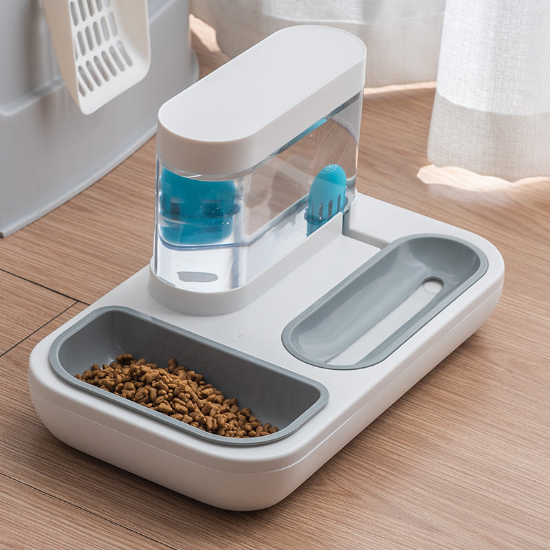 Automatischer Futter- und Wasserspender für Katzen