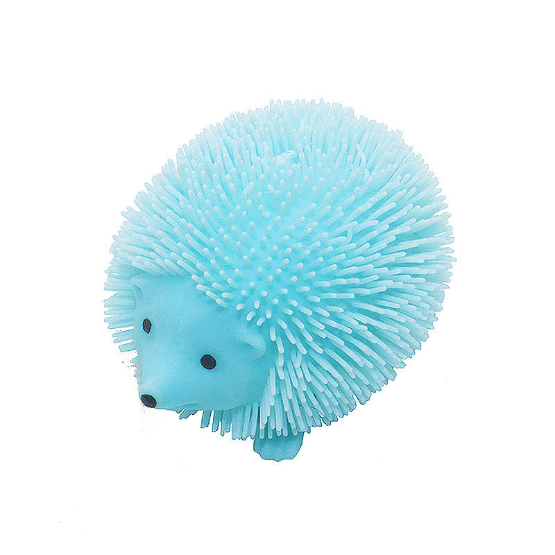 Brinquedo Anti-Stress em Forma de Ouriço Luminoso para Animais de Estimação