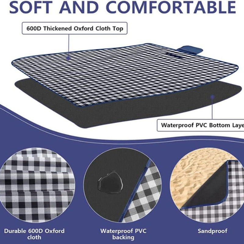 Moisture-proof Picnic Mat Foldable For Outings And Outdoor Meals Ground Pad
