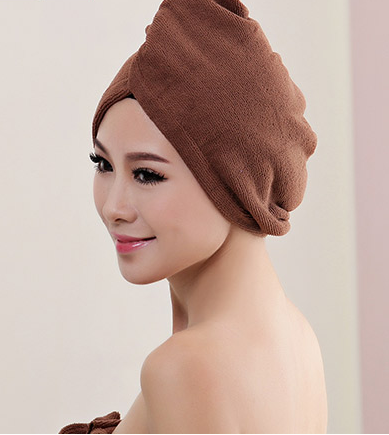 Toca de Secagem de Cabelo para Mulher, Toalha Absorvente para Cabelo