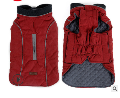 Retro style warm pet clothes