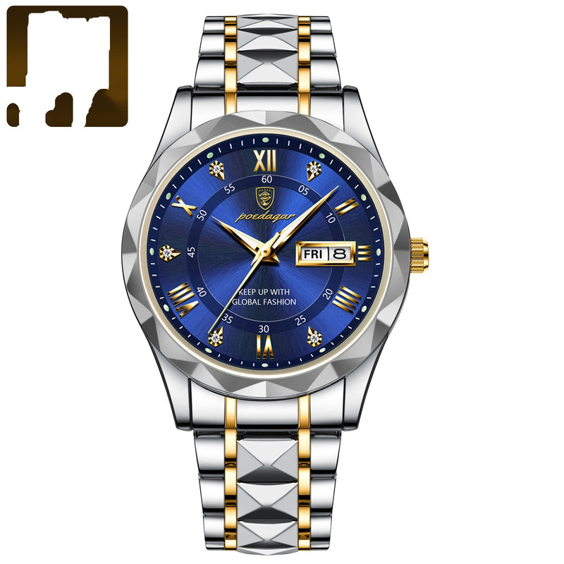 Mens Fully Automatic Waterproof Luminous Watch