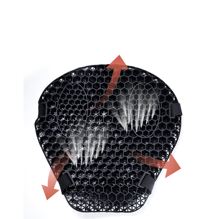 Damping Type Motorcycle Seat Cushion Four Seasons Breathable Electric Car Seat Cushion Motorcycle Safety Accessories