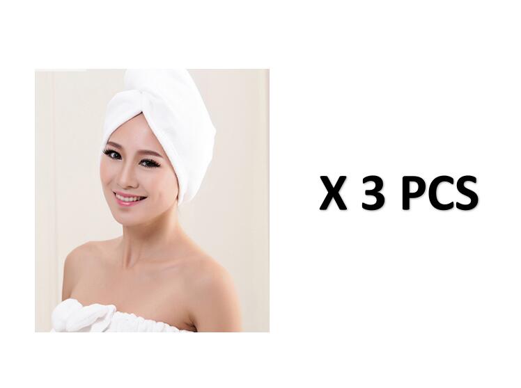 Toca de Secagem de Cabelo para Mulher, Toalha Absorvente para Cabelo