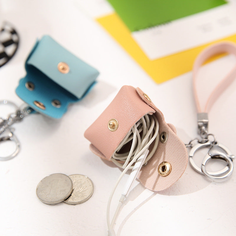 pu personality handbag keychain