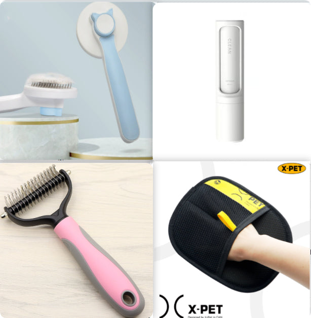 Pet Long-haired Dogknot Comb Double-sided Blade Dog