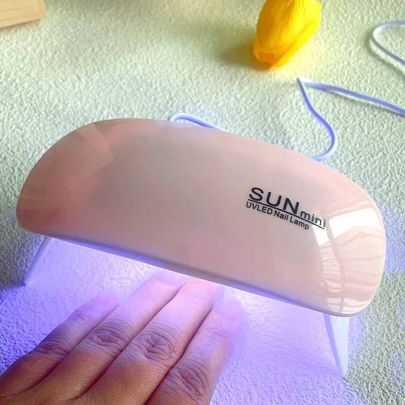 Nagel-Pads, Backlampen, tragbare Mini-Nagellampen zum Falten