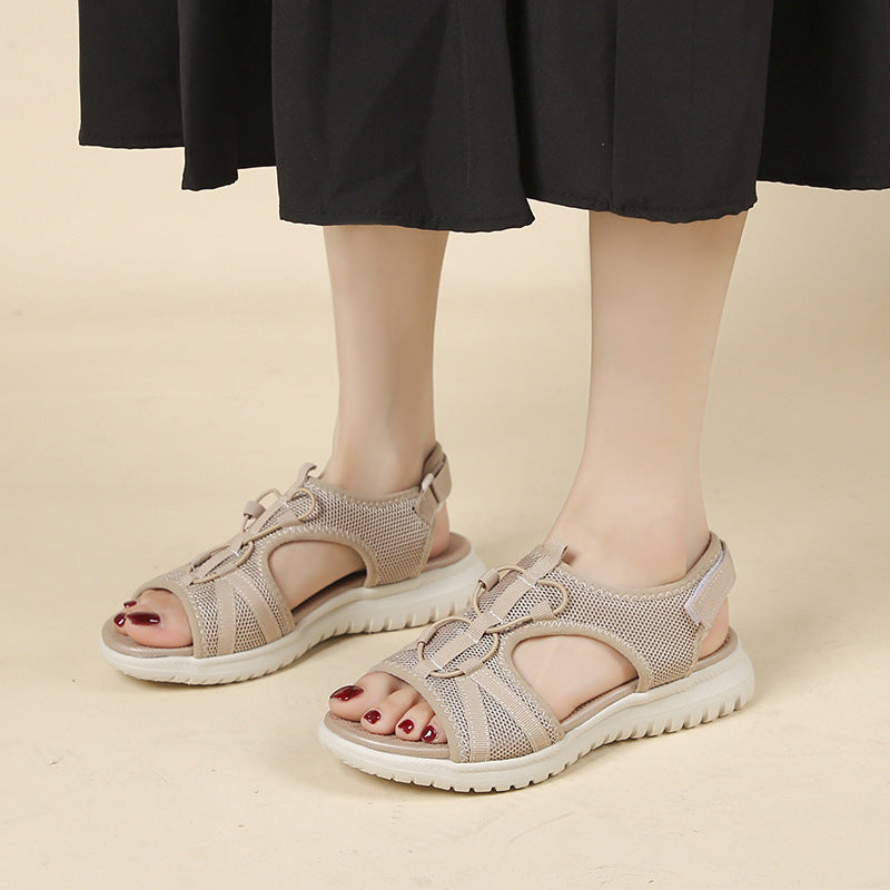 Women's Platform Mesh Breathable Sports-Style Sandals