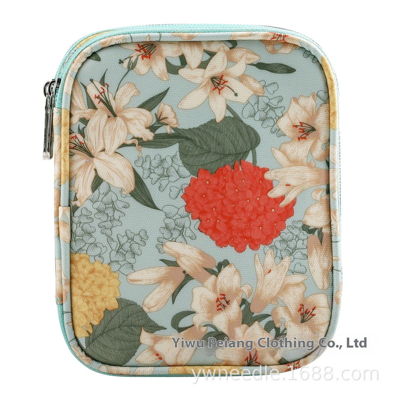 Fabricante de bolsa de armazenamento de ferramentas de tecido com barba curta Green Lily