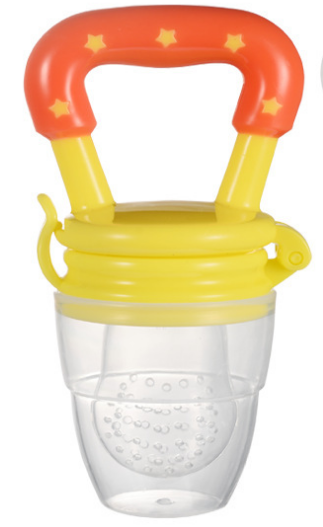 Chupeta de Silicone para Bebé, Encapsulada para Acalmar, Utensílio de Alimentação Complementar