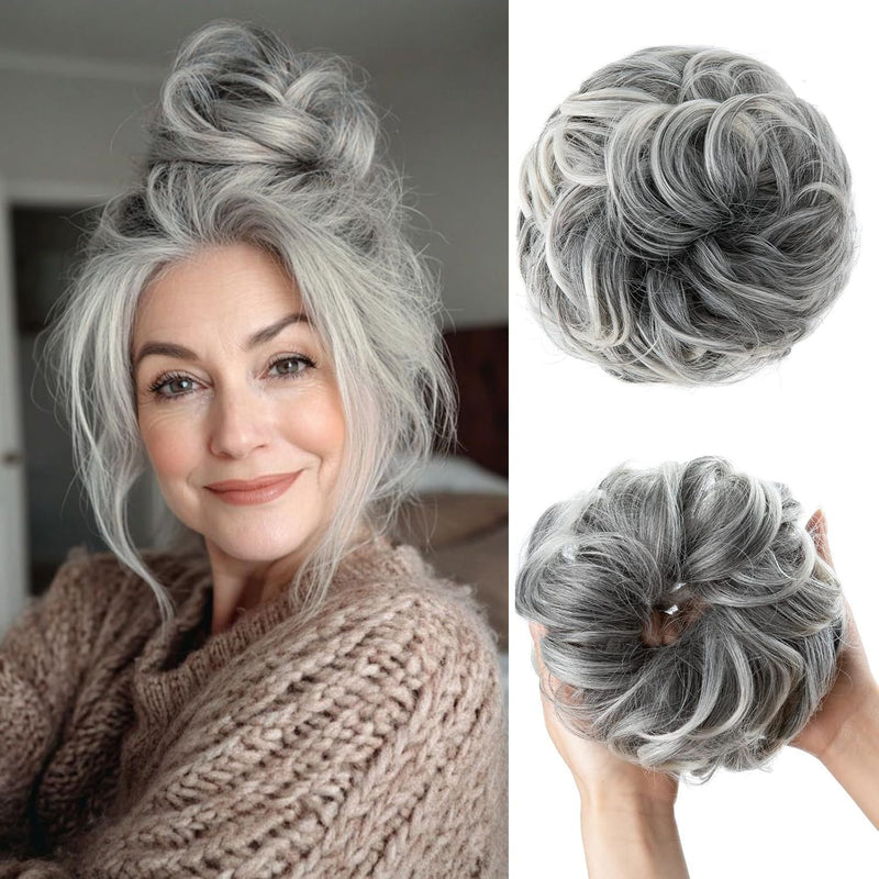 Hochtemperatur-Seiden-Haargummi Damen Dutt elastisches Haarband voluminöse natürliche Locken