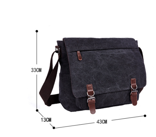 Vielseitige Segeltuchtasche, praktische Business-Computertasche