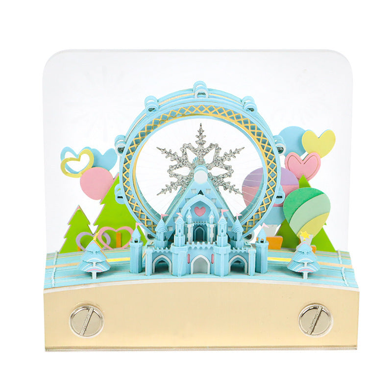 3D Sticky Note Paper Carving Creative Annual Meeting Tear-off Desktop Notepad Ornament