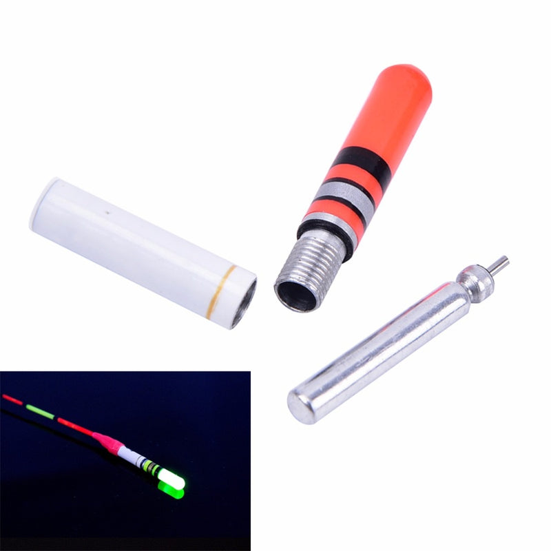 Boia de pesca luminosa LED a pilhas para pesca noturna em águas escuras