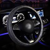 Car crystal steering wheel cover