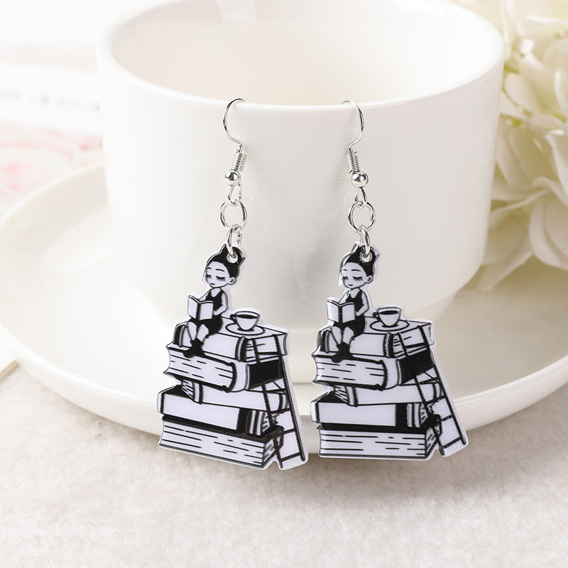 Acrylic Witch Personality Trend Innovative Simple Earrings