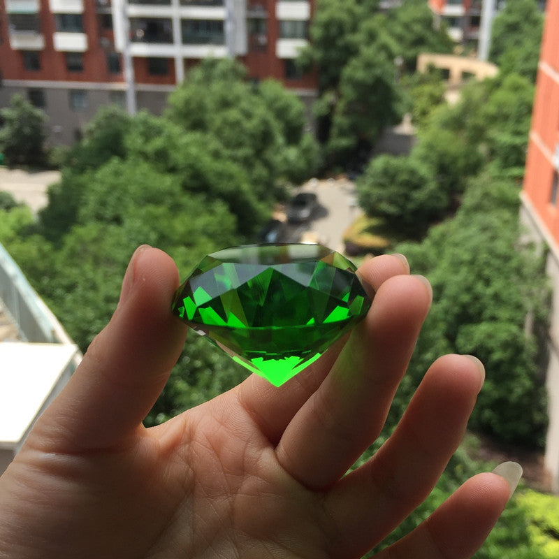 Stained Glass  Diamond Furniture Decoration Ornaments