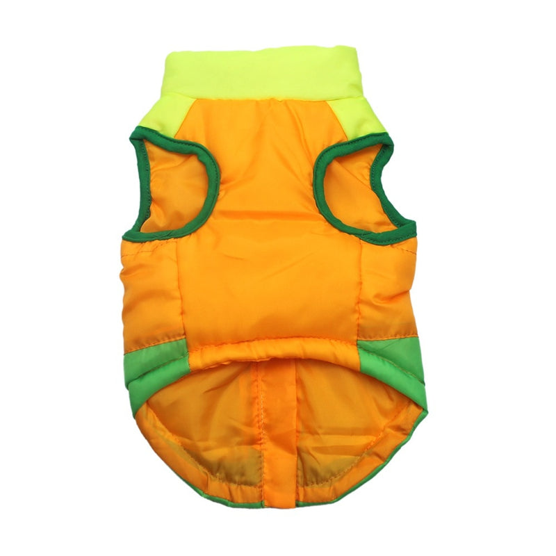 Pet clothing autumn and winter pet puppy jacket vest traction buckle