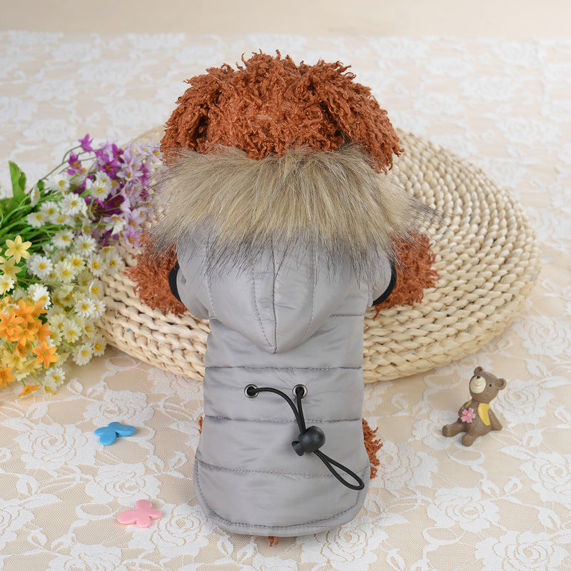 Casaco acolchoado de inverno para animais de estimação