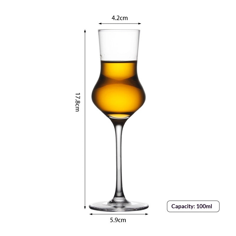 Kristallglas-ISO-Becher für direktes Trinken und zur Aromaprobe