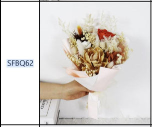 Plant Dried Flowers And Reed Decoration