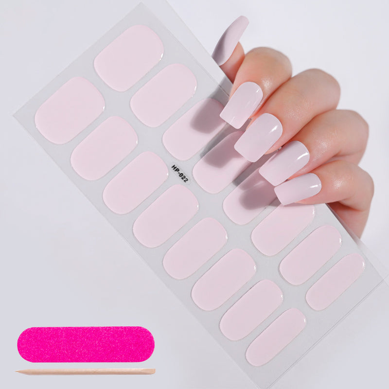 Autocolantes de beleza para unhas, semi-curados, de segunda geração, impermeáveis e duradouros