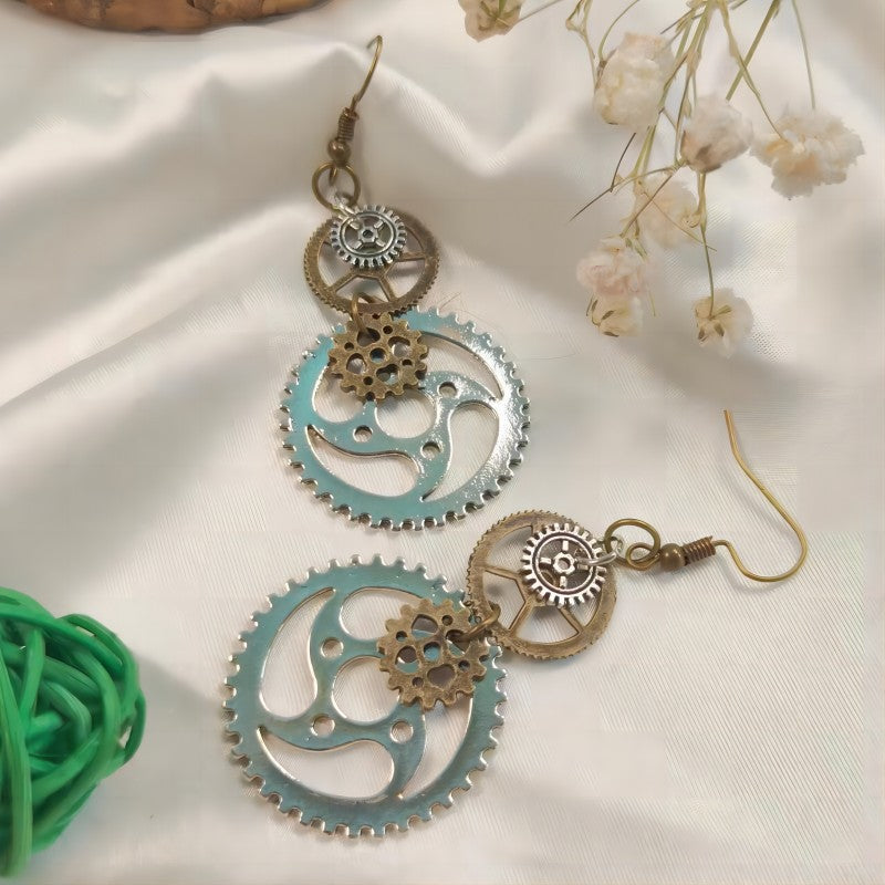 Jewelry Vintage Gear Earrings Steampunk