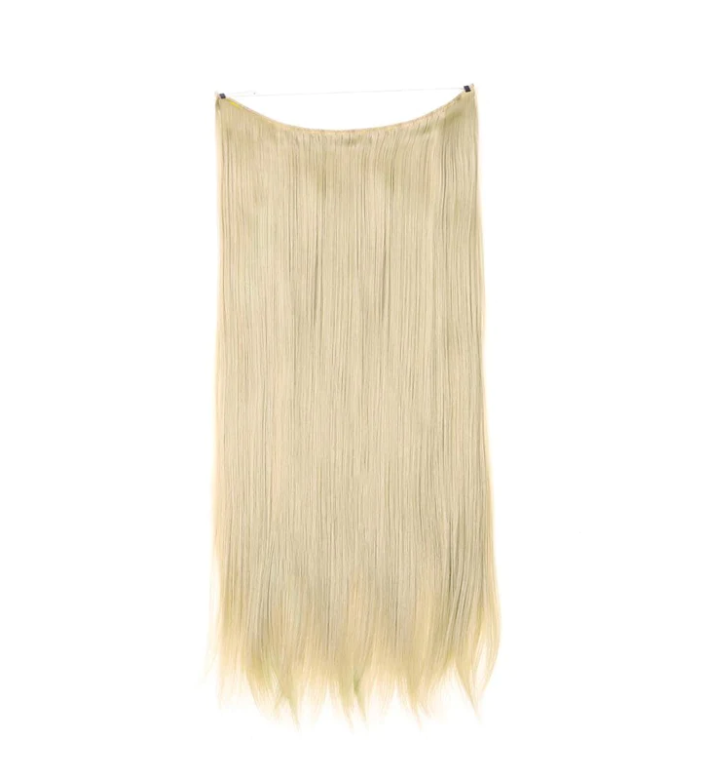 Women's One-piece Adjustable Invisible Straight Multi-color Gradient Hair Extension Fishline